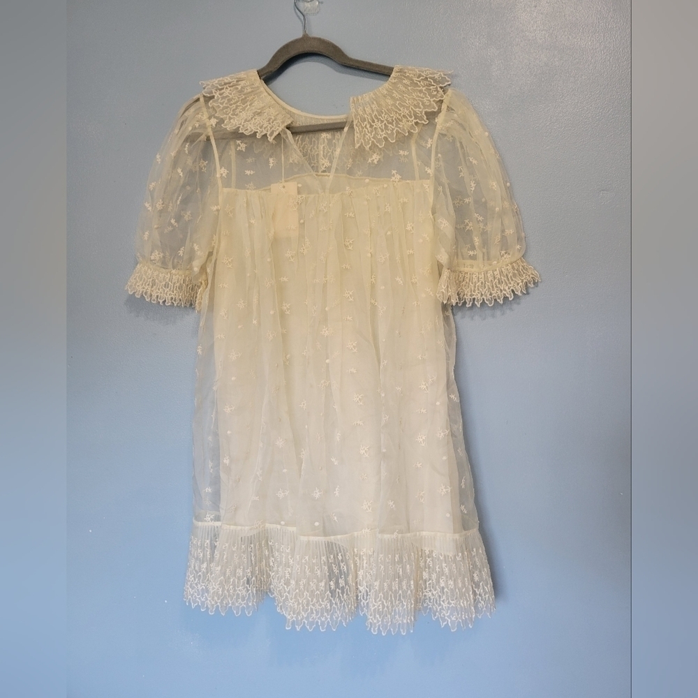 Doén Clarice Silk Dress in Magnolia Size M NWT - Picture 14 of 17